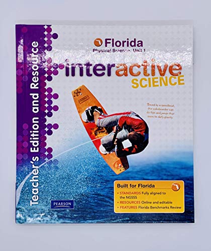 9780132538480: Teacher's Edition and Resource, Florida Physical Science, Unit 1 (Interactive Science)
