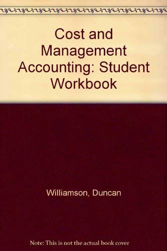 Beispielbild fr Cost Management Accounting Stud Workbook zum Verkauf von WorldofBooks