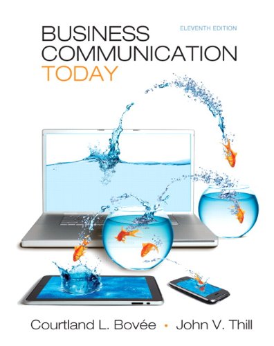 Stock image for Business Communication Today for sale by Better World Books