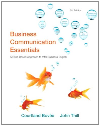 Imagen de archivo de Business Communication Essentials a la venta por Better World Books