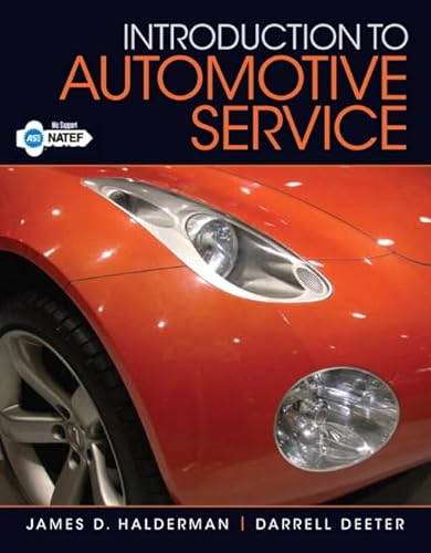 9780132540087: Introduction to Automotive Service (Halderman Automotive Series)