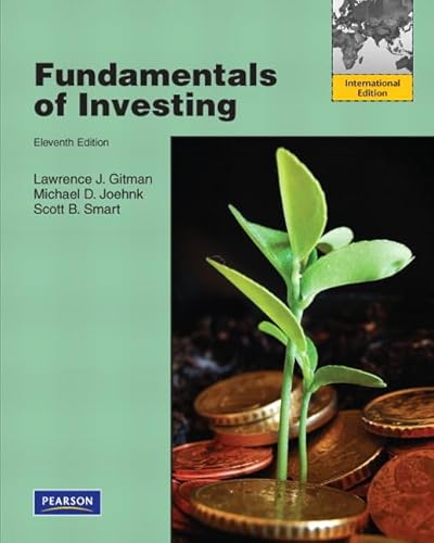 9780132540506: Fundamentals of Investing: International Edition
