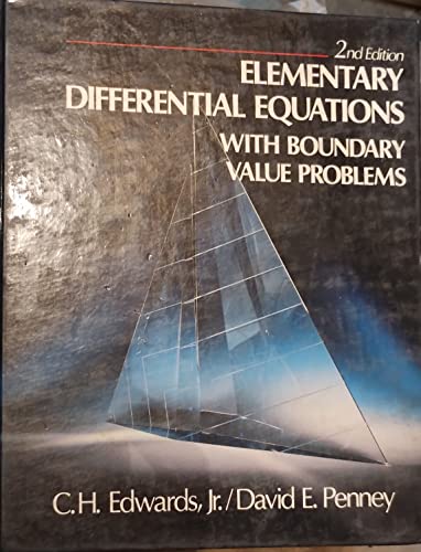 Stock image for Elementary Differential Equations with Boundary Value Problems for sale by BooksRun
