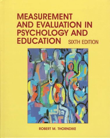 Beispielbild fr Measurement and Evaluation in Psychology and Education (6th Edition) zum Verkauf von SecondSale