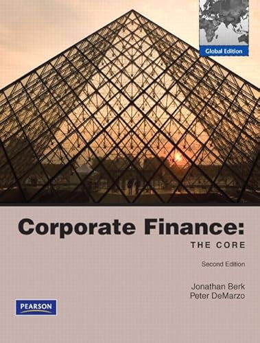 Stock image for Corporate Finance: The Core for sale by AwesomeBooks