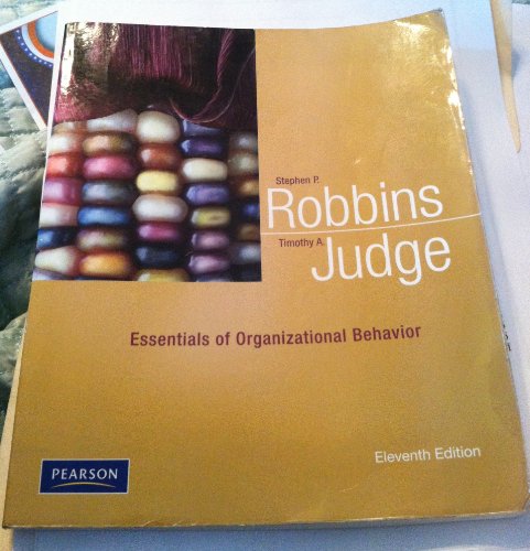 Beispielbild fr Essentials of Organizational Behavior zum Verkauf von BooksRun