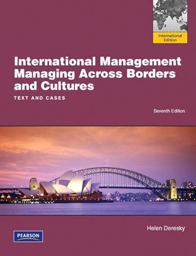 Imagen de archivo de International Management: Managing Across Borders and Cultures, Text and Cases: International Edition a la venta por Wonder Book