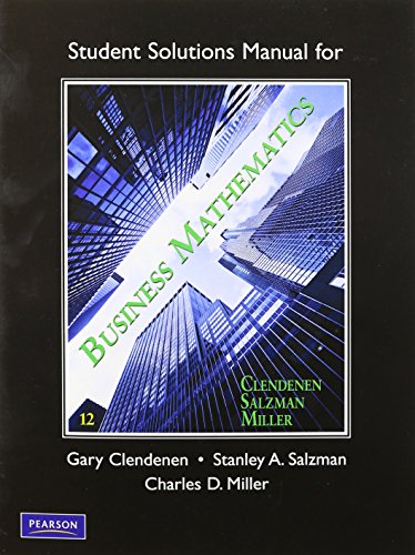 Stock image for Business Mathematics for sale by Hafa Adai Books