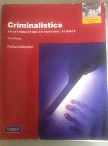 Imagen de archivo de Criminalistics: An Introduction to Forensic Science: International Edition a la venta por WorldofBooks