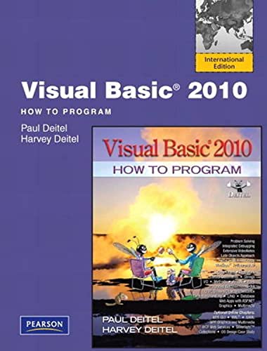 9780132546867: Visual Basic 2010 How to Program:International Edition
