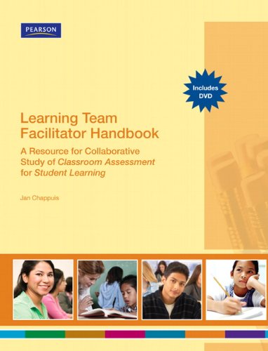 Beispielbild fr Learning Team Facilitator Handbook & DVD (Assessment Training Institute, Inc.) zum Verkauf von Wonder Book