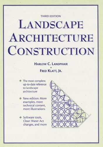 9780132549479: Landscape Architecture Construction