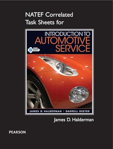 Stock image for NATEF Correlated Task Sheets for Introduction to Automotive Service for sale by Books Unplugged