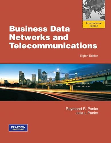 Beispielbild fr Business Data Networks and Telecommunications : International Version zum Verkauf von Better World Books: West