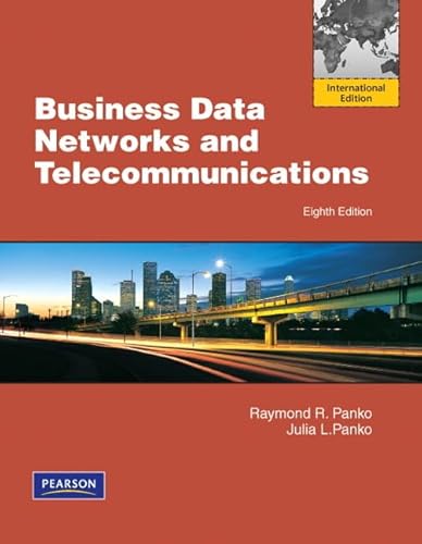 Imagen de archivo de Business Data Networks and Telecommunications : International Version a la venta por Better World Books: West