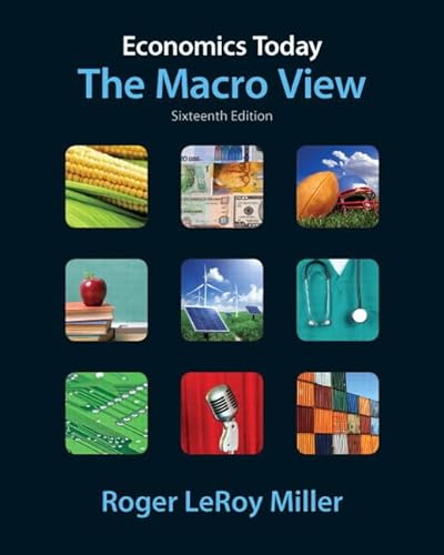 Stock image for Economics Today: The Macro View (Pearson Series in Economics) for sale by BookHolders