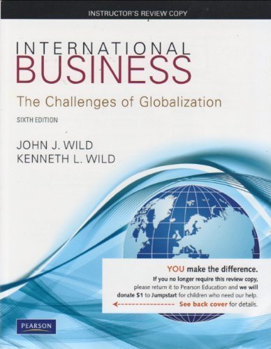 9780132555807: Exam Copy for International Business