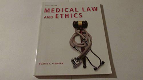 9780132559225: Medical Law and Ethics
