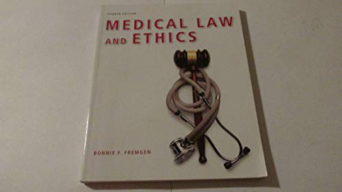 Stock image for Medical Law and Ethics (4th Edition) for sale by Your Online Bookstore