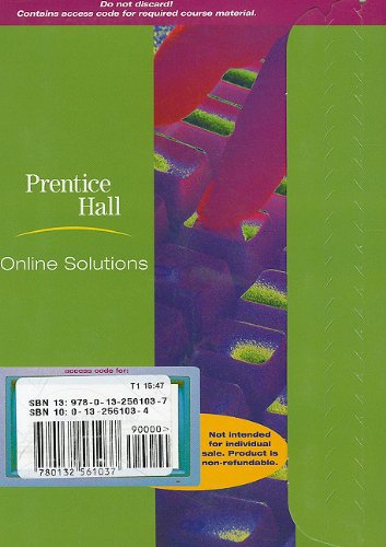 Career and Personal Success Concepts, Applications, and Skills: Blackboard Course Student Access Code Card for Human Relations (9780132561037) by Dubrin, Andrew J.