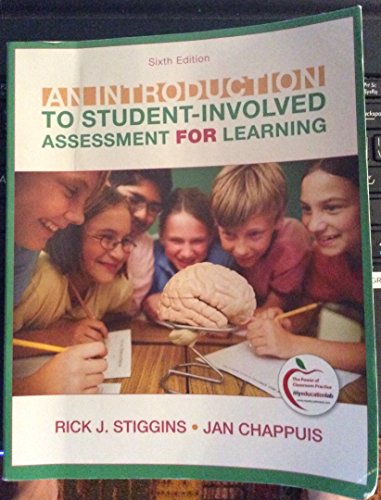 Beispielbild fr An Introduction to Student-Involved Assessment FOR Learning (6th Edition) zum Verkauf von Goodwill Books