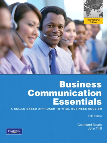 9780132564809: Business Communication Essentials: International Edition