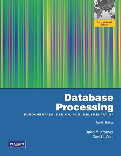 Stock image for Database Processing: International Edition for sale by Phatpocket Limited