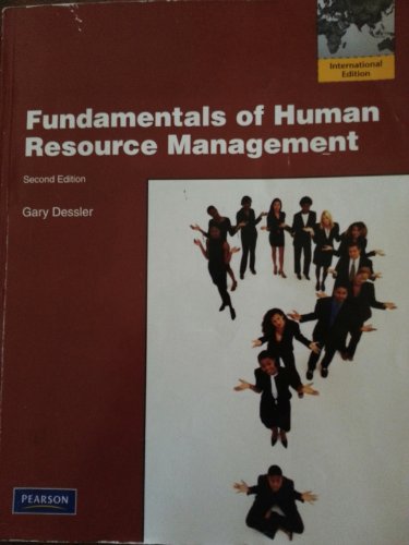 Beispielbild fr Fundamentals of Human Resource Management: International Edition zum Verkauf von Reuseabook