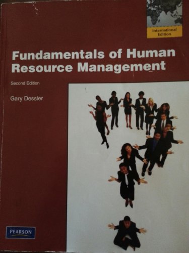 Stock image for Fundamentals of Human Resource Management: International Edition for sale by Reuseabook