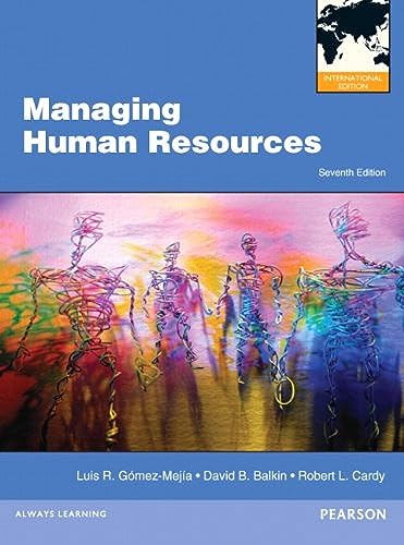 Stock image for Managing Human Resources: International Edition for sale by WorldofBooks