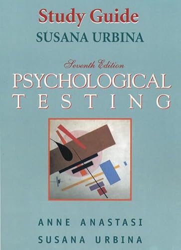 Stock image for Psychological Testing [Study Guide] for sale by SecondSale