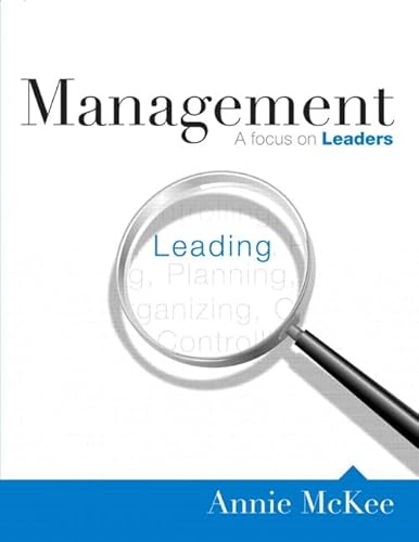 Imagen de archivo de Management: A Focus on Leaders a la venta por ThriftBooks-Dallas