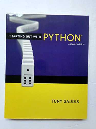 Stock image for Starting Out with Python (2nd Edition) (Gaddis Series) for sale by Seattle Goodwill