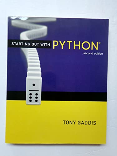 9780132576376: Starting Out with Python (2nd Edition) (Gaddis Series)