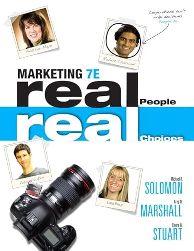 Imagen de archivo de Marketing: Real People, Real Choices a la venta por dsmbooks