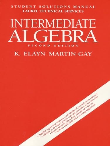 Stock image for Intermediate Algebra for sale by ThriftBooks-Atlanta