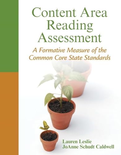 Stock image for Content Area Reading Assessment: A Formative Measure of the Common Core State Standards for sale by GoodwillNI