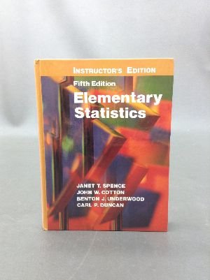 Stock image for Elementary statistics for sale by HPB-Red