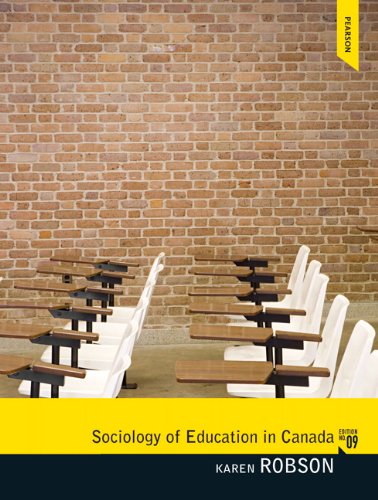 9780132604659: Sociology of Education in Canada