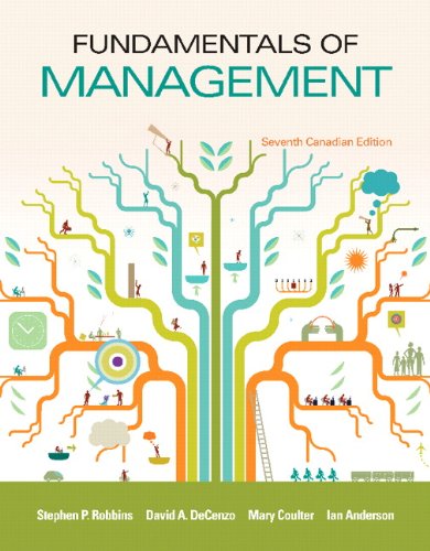 Beispielbild fr Fundamentals of Management, Seventh Canadian Edition (7th Edition) zum Verkauf von Books Unplugged