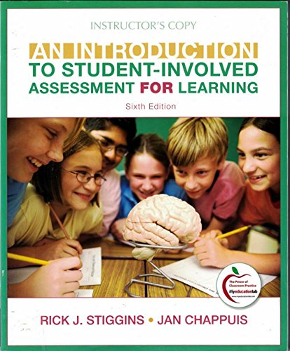 Stock image for An Introduction to Student Involved Assessment for Learning (Instructor's Edition), sixth edition for sale by BooksRun