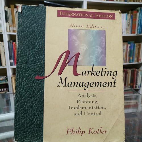 9780132613637: MARKETING MANAGEMENT 9 EDIC.: Analysis, Planning and Control (SIN COLECCION)