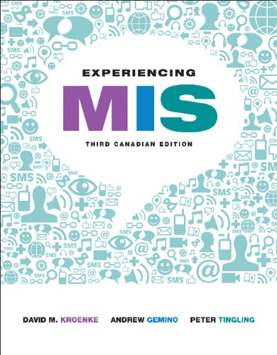 Beispielbild fr Experiencing MIS, Third Canadian Edition (3rd Edition) zum Verkauf von ThriftBooks-Dallas