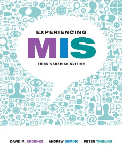 Stock image for Experiencing MIS, Third Canadian Edition for sale by Russell Books