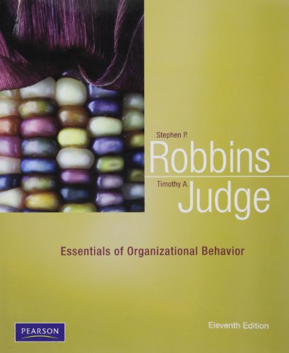 Essentials of Organizational Behavior + Self-Assessment Library 3.4 (9780132616270) by Robbins, Stephen P.; Judge, Timothy A.