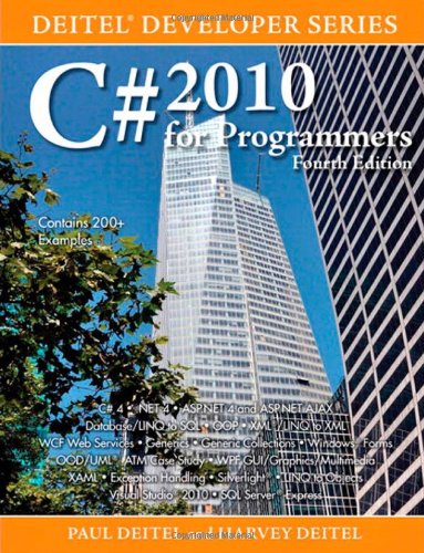 Beispielbild fr C# 2010 for Programmers (Deitel Developer Series) zum Verkauf von WorldofBooks