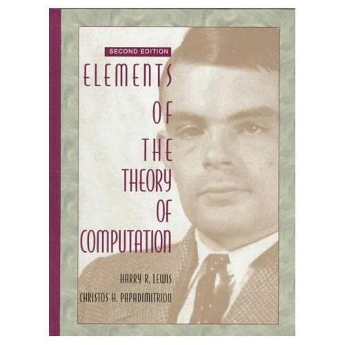 Stock image for Elements of the Theory of Computation for sale by ZBK Books