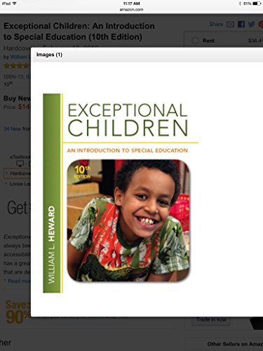 Imagen de archivo de Exceptional Children: An Introduction to Special Education (10th Edition) a la venta por SecondSale