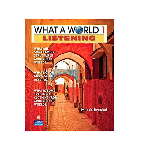 Stock image for What a World Listening, Level 1: Amazing Stories from Around the Globe, 2nd Edition (Book & CD) for sale by Iridium_Books