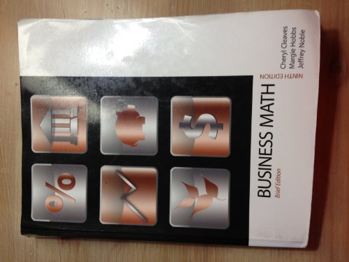 Imagen de archivo de Business Math a la venta por Campus Bookstore